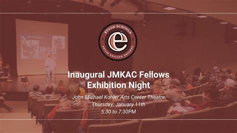 Inaugural JMKAC Fellows Exhibition Night, John Michael Kohler Arts ...