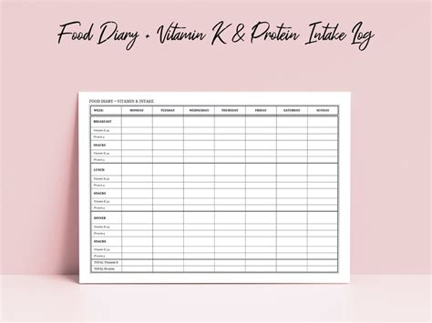 Buy PT INR Log Book Printable, Inr Tracker, INR Anticoagulant ...