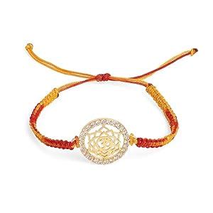 Buy MINUTIAE Mens Rakhi Gift For Brother With Gold Plated Om ...