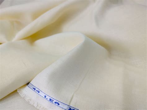 Buy Kaycha PD – Light Cream | Piece Dyed Fabric | The Hemp Studio