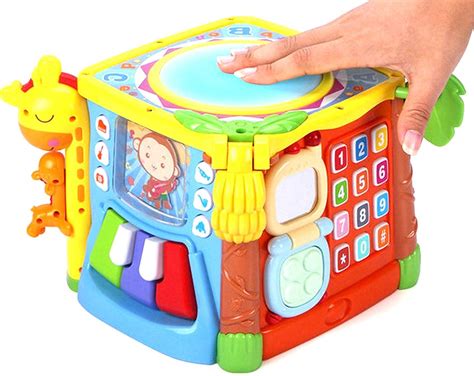 Buy kiddale baby and toddler toy- play and learn activity cube for baby ...