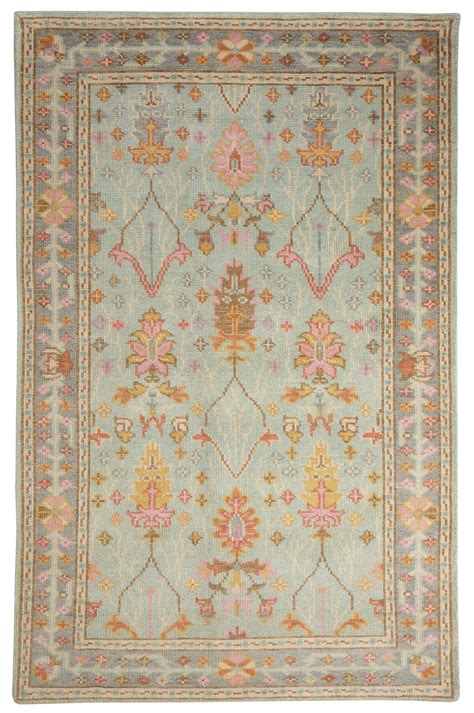 Mara Sky Hand Knotted Wool Rug – Maine Cottage