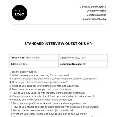Image result for Interview Questions Form