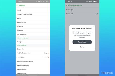 How to turn on Snapchat's dark mode on iPhone and Android