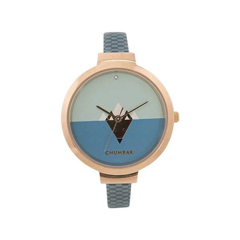 Chumbak Teal Geometric Owl Printed Strap Wrist Watch - Blue : Amazon.in ...