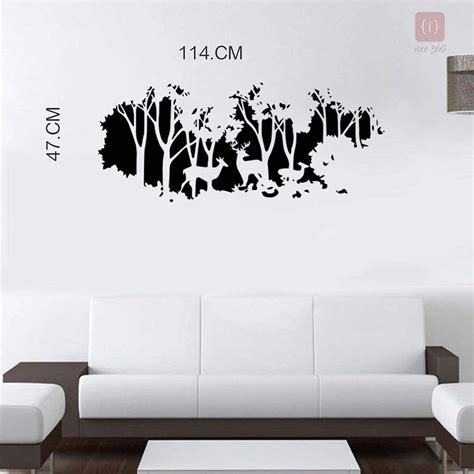 ISEE 360® Wildlife Wall Stickers for Bedroom,Hall,Living Rooms Vinyl ...