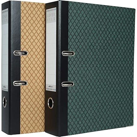 DAHSHA 4 Pack Ring Binder File 2D A4 Size Paper Cobra File Document ...