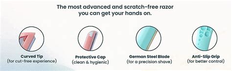 Azah Face Razor for Women [Pack of 3] | Instant & Painless Facial ...