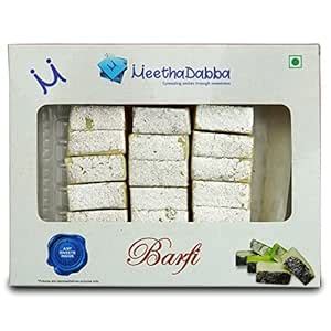 MeethaDabba Malai Barfi, Indian sweets, Fresh and Delicious 12 pcs 250 ...
