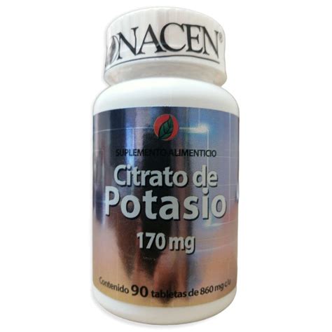 Citrato de Potasio 170 mg Pronacen