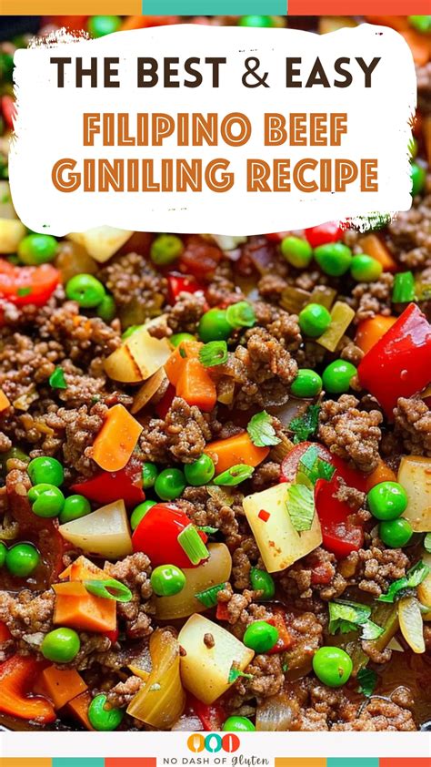 Filipino Beef Giniling Recipe