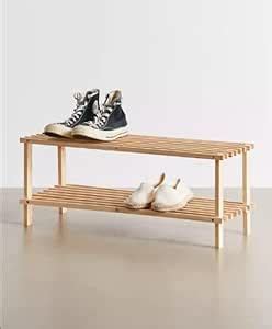EARLYWOOD 2 Tier Teak Wooden Shoe Rack/Shelf for Living Room and ...