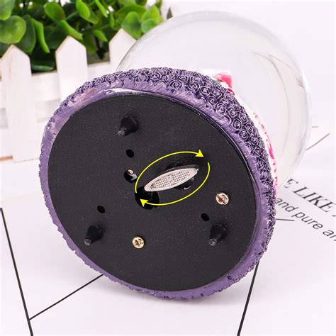 Buy QTKJ Paris Snow Musical Globe with Rotating Tower, Eiffel Tower ...