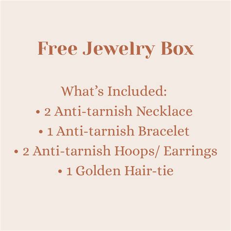 Anti-tarnish Jewelry Gift Box - Free Organiser (6 items) – JEWELVA