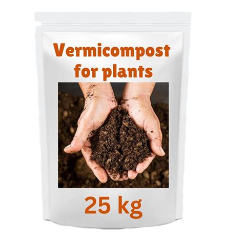 VERMICOMPOST FOR PLANT 25 KG/ORGANIC MANURE FOR PLANT /100% PURE ...