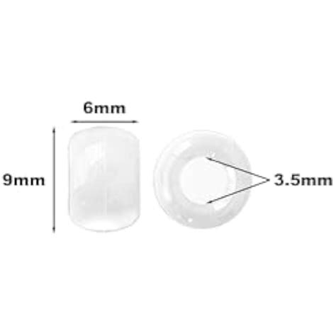 TheBeadery The Beadery - 9x6mm Barrel Pony Bead, White - 900 India | Ubuy