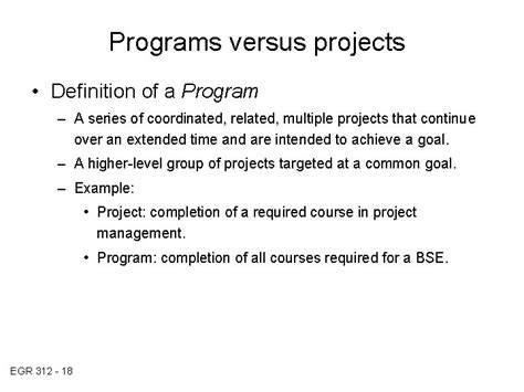 Image result for Project Programming Definition