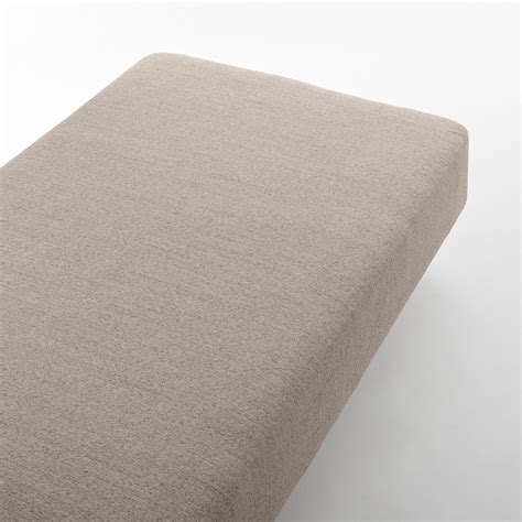 Cotton Jersey Queen Fitted Sheet | 無印良品 MUJI