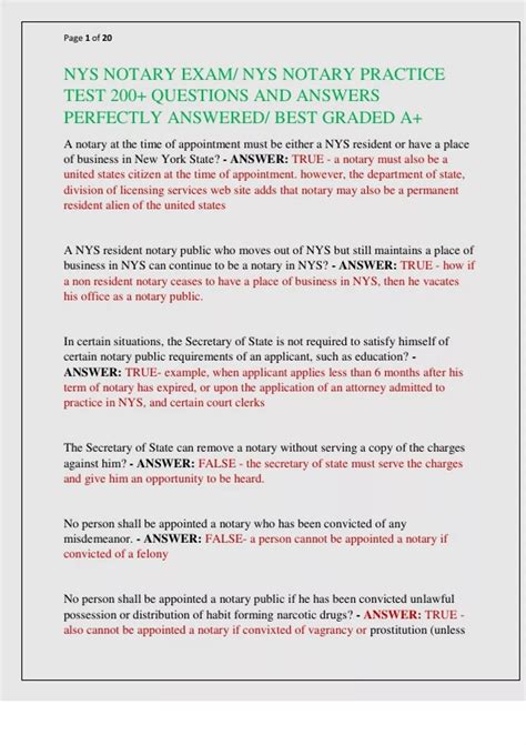 Image result for Notary Practice Test Sample