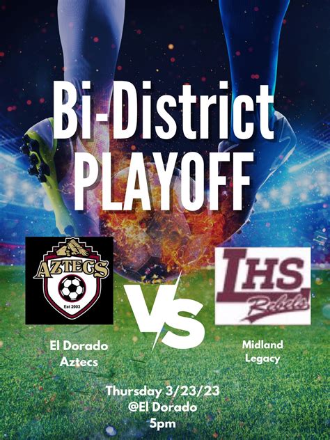 El Dorado Mens Soccer Program on Twitter: "🚨🚨Bi-District Playoff Game🚨🚨 ...