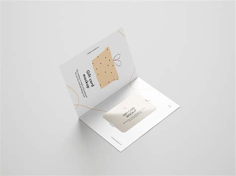 Free gift card mockup - Mockups Design