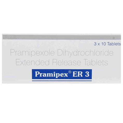 PRAMIPEX ER 3MG TABLET | Uses, Side Effects, Price | Apollo Pharmacy