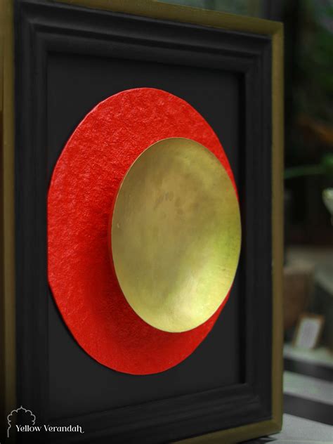 Wooden Wall Frame of Sun God – Yellow Verandah