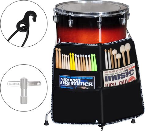 Buy EASTROCK Drum Sticks Bag Drumstick Bag 18.9“*23.2” Large Capacity ...