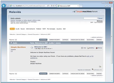 Descargar Simple Machines Forum 2.1 para PC Gratis