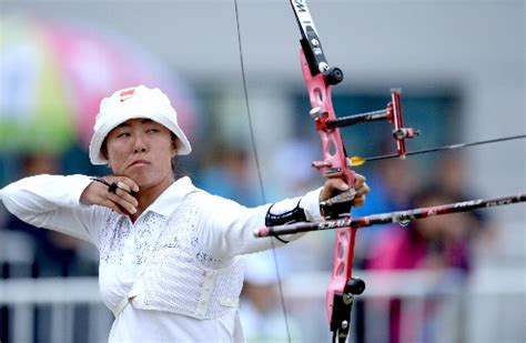 图文：全国射箭奥林匹克项目锦标赛 女队员练习-搜狐体育