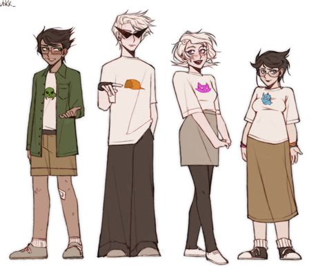 John Egbert :: Dave Strider :: Jade Harley :: Rose Lalonde :: Dirk Strider :: Jake English ...