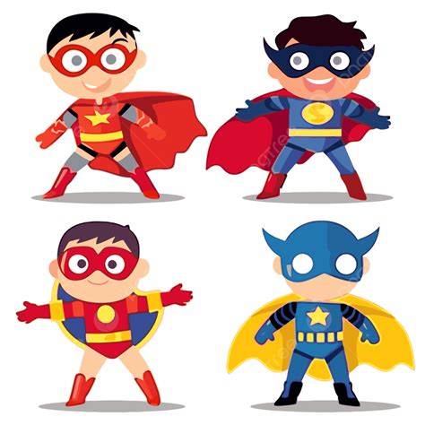 Individual Super Hero Clip Art