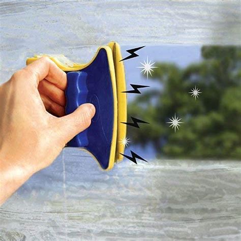 Ngel Window Cleaner, Double Side Glass Wiper, Surface Brush Glass ...