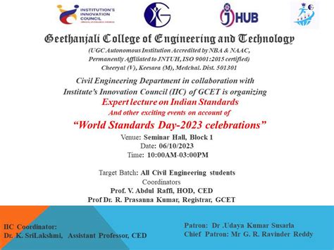 Home | Geethanjali College of Engineering and Technology