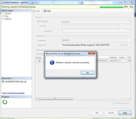 Image result for Restore SQL Server Database From Backup File