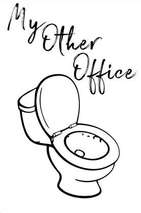 Toilet Funny Design Poster"Funny Quotes Poster" Posters for Bathroom ...