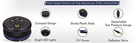 Michelin 12260 Hi Power Digital Tyre inflator with detachable digital ...