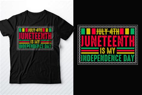 Juneteenth T-shirt Design Graphic by mitoncrr · Creative Fabrica