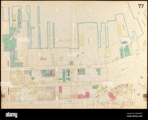 Insurance map of Boston : volume 2 : plate 77 , Real property, Massachusetts, Boston, Maps, Fire ...