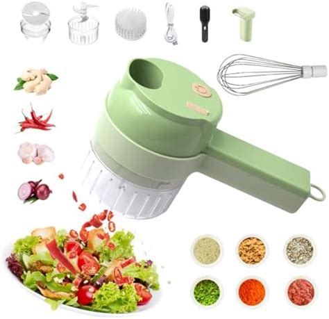 4 in 1 multi-functional portable electric Vegetable Cutter set ...