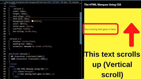 Image result for HTML How to Move Text
