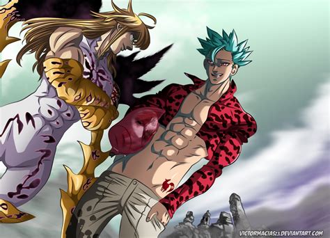 Epic Seven Deadly Sins HD Wallpaper: Meliodas, Ban, Hawk & Demon King ...