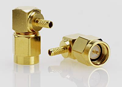 SMA Right Angle Crimp Plug RG174 | SMA connector for RG174 | Cobra ...