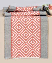 Shop Hand Woven Cotton Table Runners with Intricate Jacquard Designs ...
