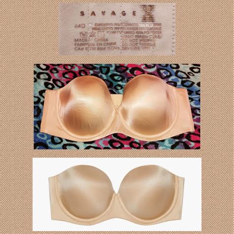 Savage x Fenty Women's Tan Bra | Depop