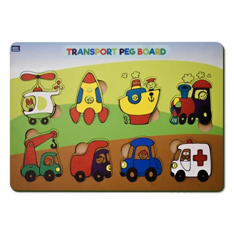 Transport Vehicles Puzzles 8 Pieces – Mini Leaves