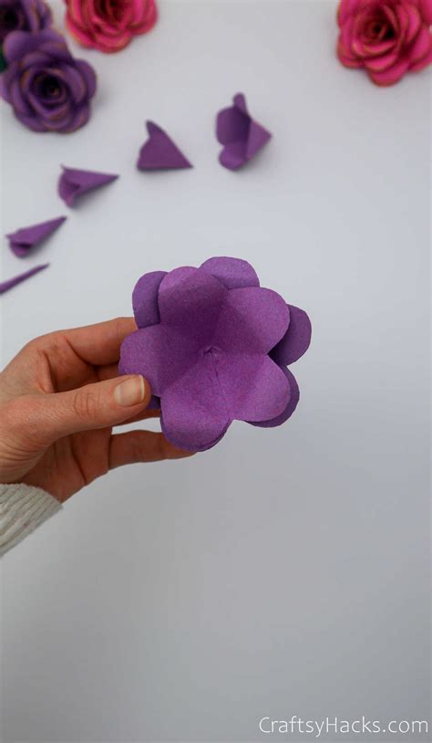 Image result for Paper Flower Tutorial Easy