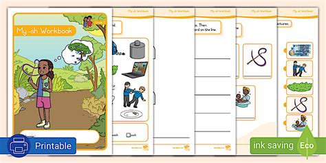 Grade 2 Phonics: -sh Workbook (teacher made) - Twinkl