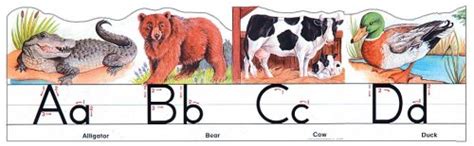 Animal Alphabet Bulletin Board Set : Schaffer, Frank, School Specialty ...