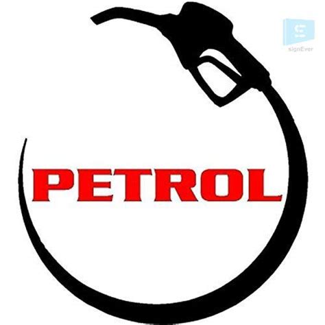SIGN EVER Petrol Pipe Logo Car Stickers Exterior for Sides Bumper Hood ...
